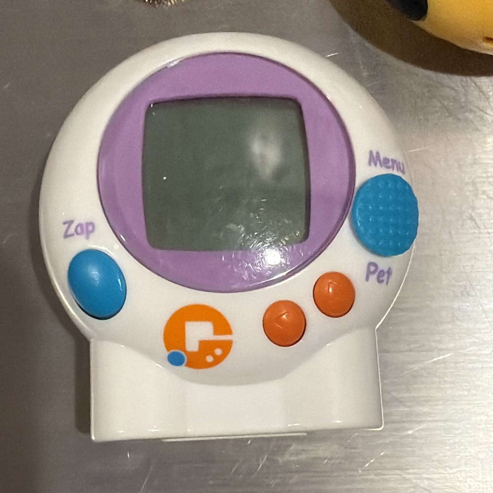 Giga Pets Explorer White Hamster Virtual Pet Handheld 2006 Gigapet Tested Works